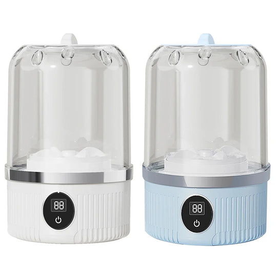 Mini Washing Machine Portable Washer Underwear Washer Rechargeable Automatic Laundry Cup Washing Machine Travel Home Dormitory