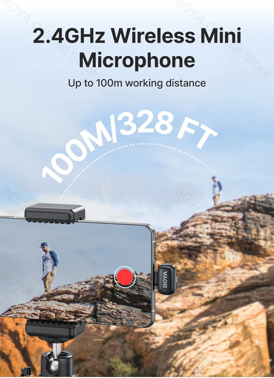 BOYA Mini Wireless Lavalier Microphone