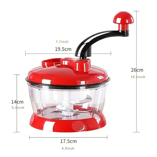Multifunctional Manual Garlic Chopper & Food Processor