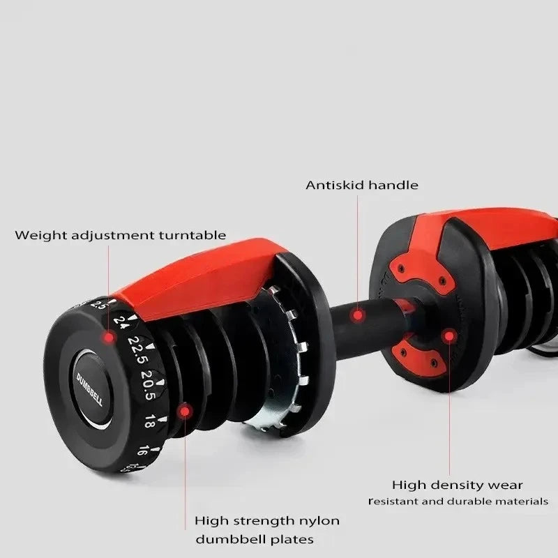 40kg / 90lbs Smart Adjustable Dumbbells for Men