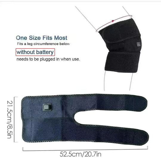Electric knee heating pad