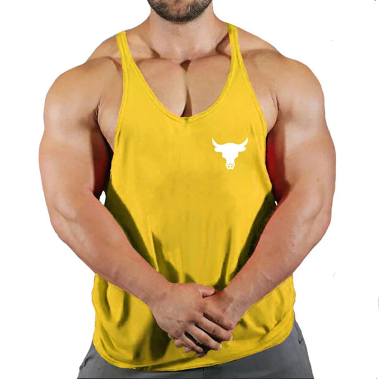 Fitness Man Gym Clothing Bodybuilding Shirt Men Men's Vest Sleeveless Sweatshirt Stringer T-shirts Suspenders Man Top Singlet