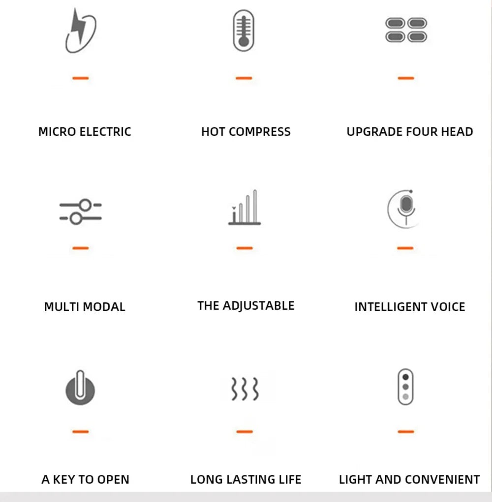 Shoulder Neck Massage Smart Back And Neck Massager Cervical Vertebra Health Care Vibrator Heating Relieve Pain Muscle