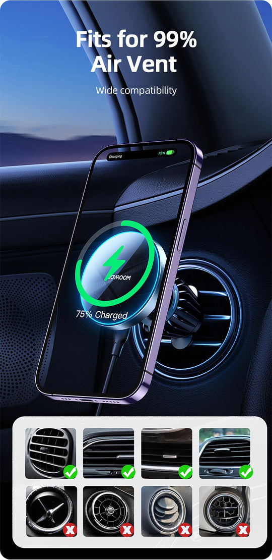 Joyroom 15W Magnetic Wireless Car Charger