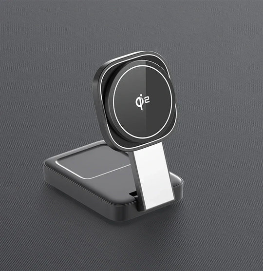 3 In 1 Magnetic Wireless Charger QI2 Folding Wireless Charging Station for Magsafe  iPhone 16 15 14 13 iWatch 9 8 7 AirPods Pro