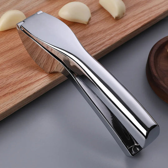 Garlic Press Manually Mashed Garlic Crusher Machine Handheld Ergonomic Grip Anti-Rust Cooking Ginger Crusher Kitchen Tools