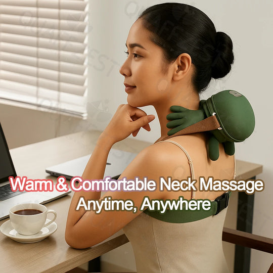 N7 Electric Neck And Shoulder Muscle Massager Wireless Shoulder And Back Kneading Massage Shawl Neck masajeador Relax Pain Relie