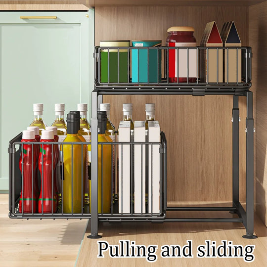 Adjustable Under-Sink Organizer