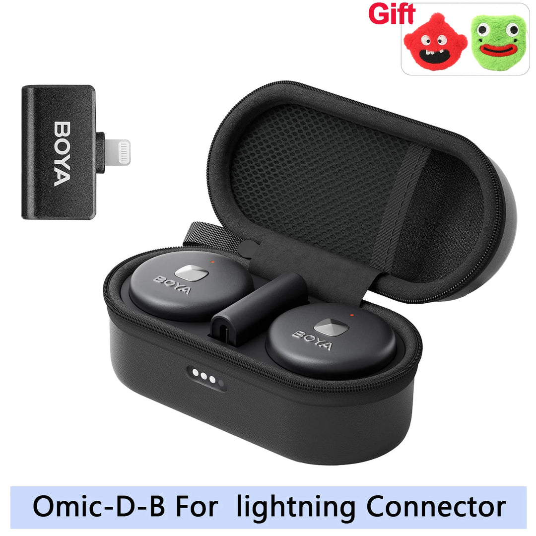 BOYA Omic D/U Wireless Lavalier Lapel Microphone