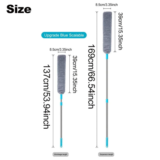 Scalable Duster Brush for Household Cleaning ,Long Handle Mop Gap Dust Cleaner Bedside Sofa Brush Corner Remover Home Telescopic