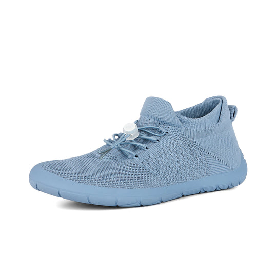 Casual Women's Wide Fit Sneakers Flats Minimalist Breathable Wide Width Sneakers Mesh Barefoot Walking Shoes