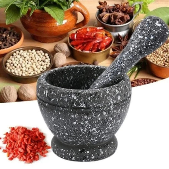 Mini Garlic Press & Mortar Grinder