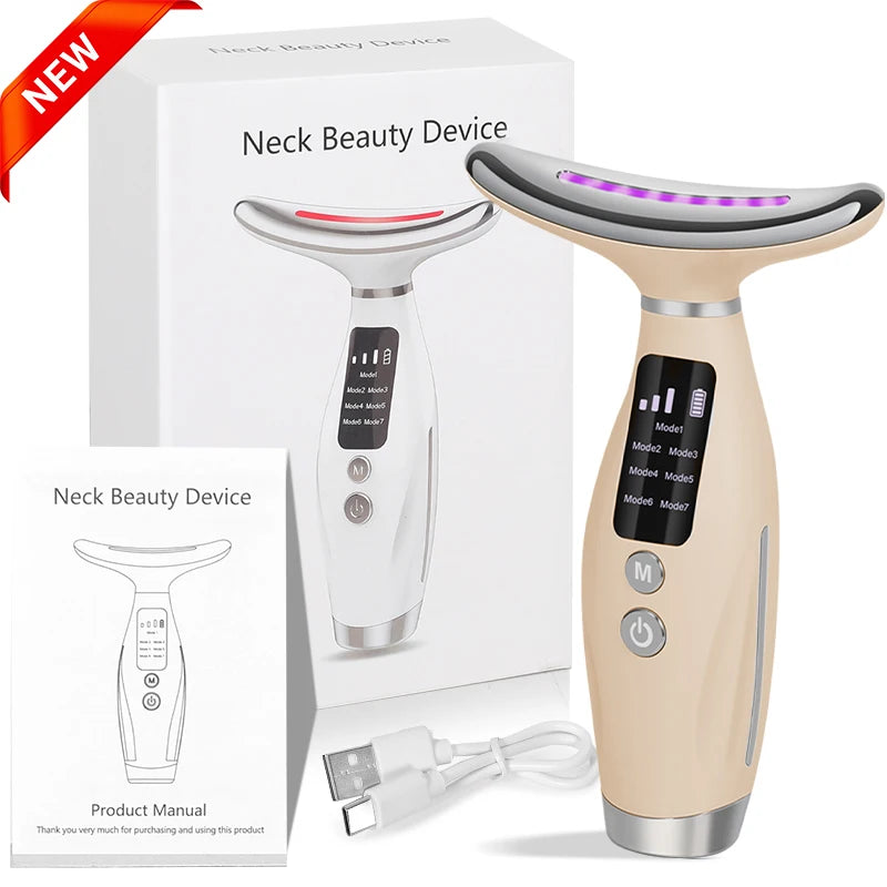 New EMS Micro-current Neck Face Beauty Device