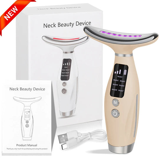 New EMS Micro-current Neck Face Beauty Device