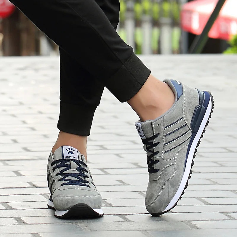 Sneakers Men Casual Shoes Light Suede 2023 New Classic Men Running shoes Outdoor Breathable Mesh Jogging Sport Shoes