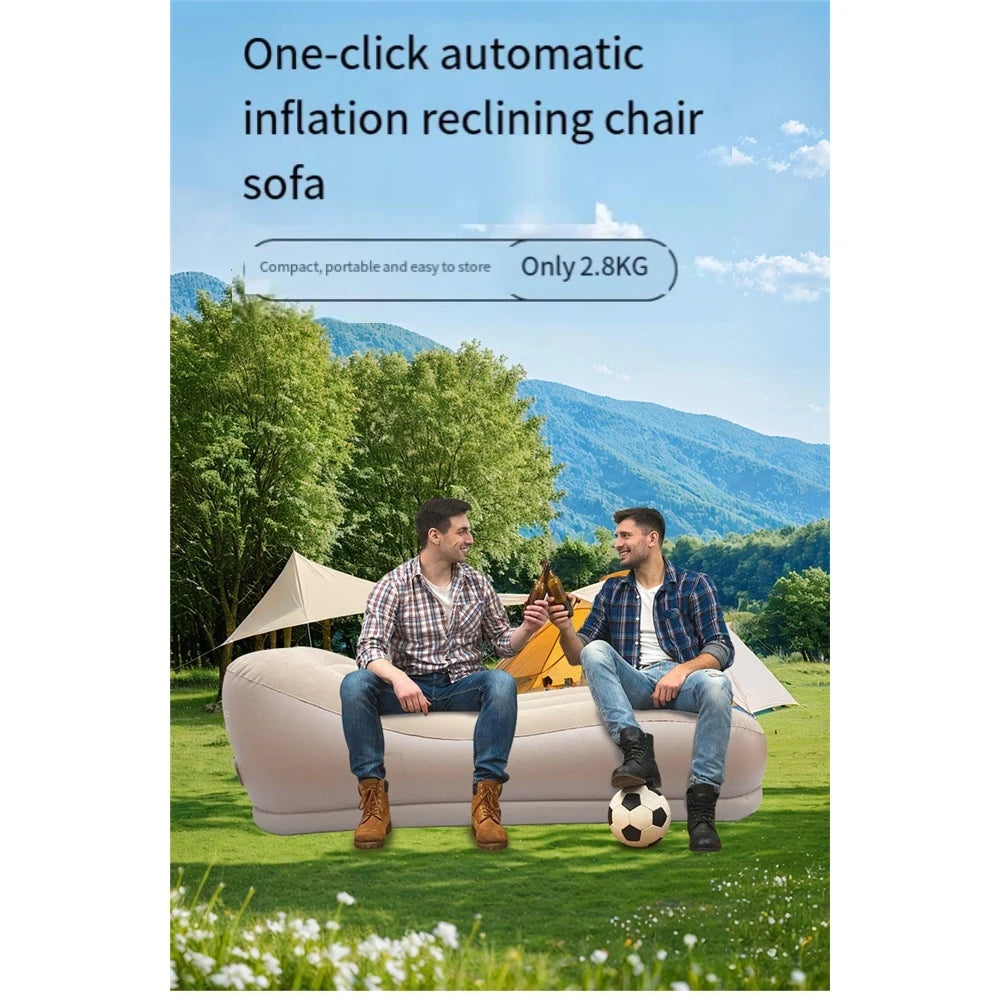 Portable Inflatable Chaise Lounge for Leisure