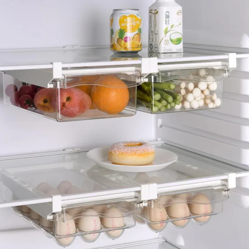 Refrigerator Drawer-Style Food Storage Box