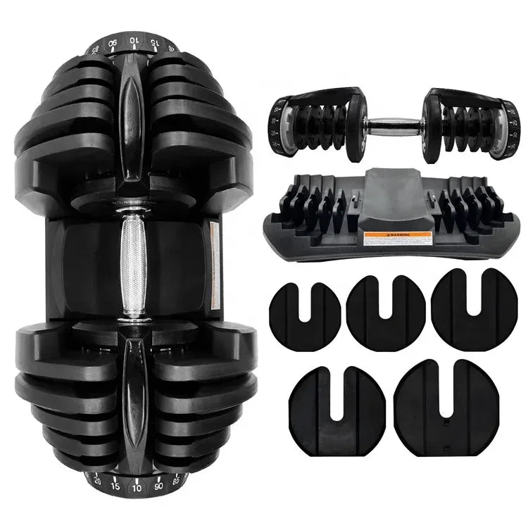 40kg / 90lbs Smart Adjustable Dumbbells for Men