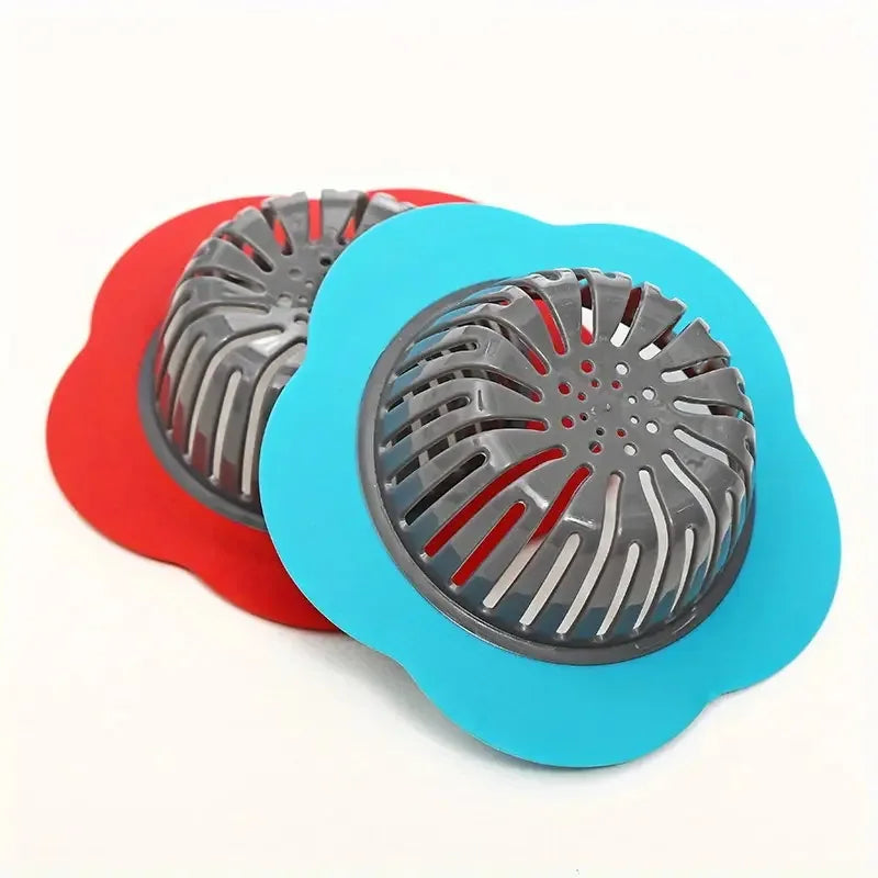 2pcs Silicone Kitchen Sink Strainer