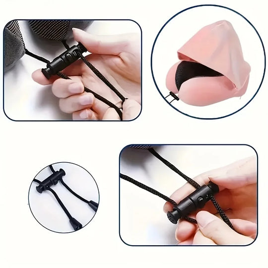 U-Shaped Travel Pillow with Hoodie