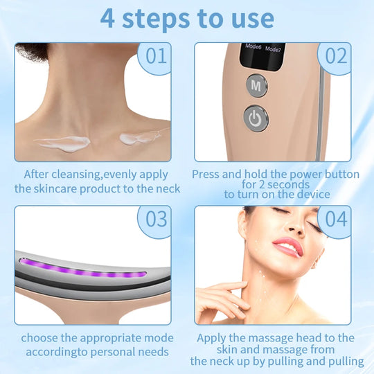 New EMS Micro-current Neck Face Beauty Device