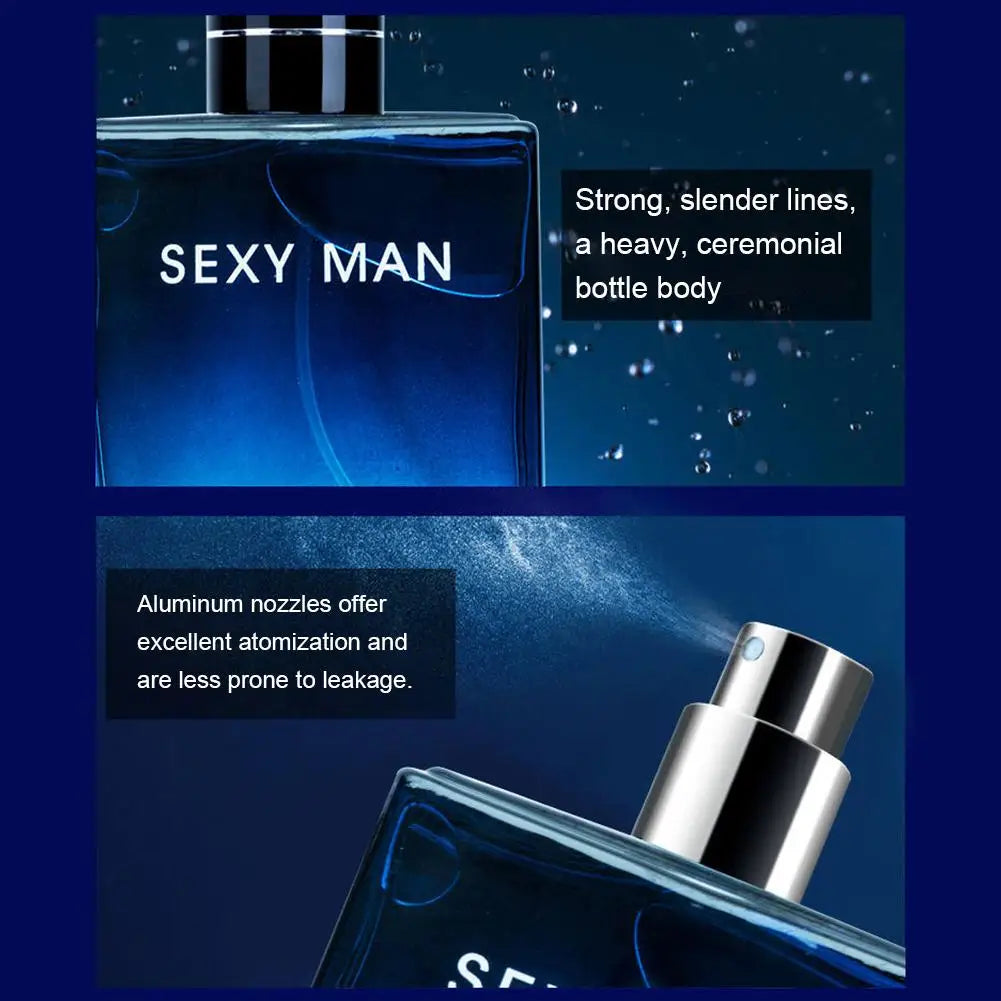 Men's Cologne Perfume Long-lasting Charming Eau De Toilette Gentleman's Blue 55ml Dating & Daily Perfume Gift