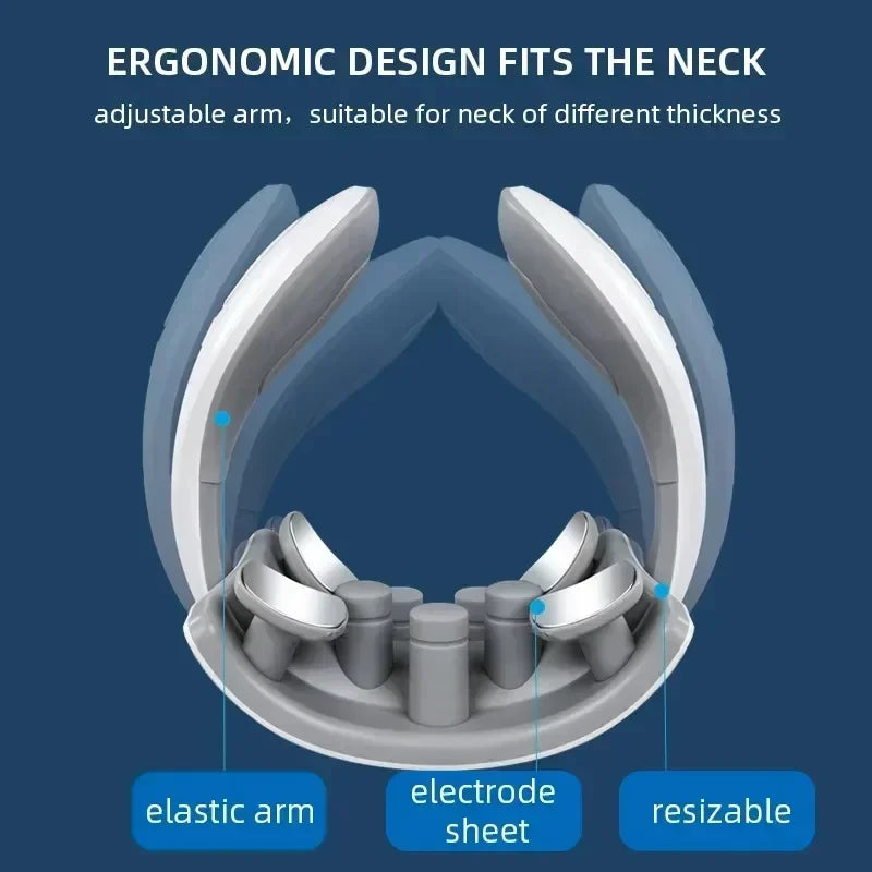Heat Vibration Neck Massager