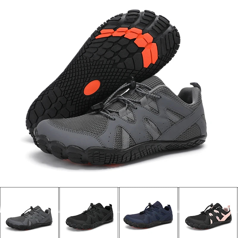 New men's and women's hiking shoes outdoor breathable soft soled hiking shoes bicycle shoes couple hiking shoes
