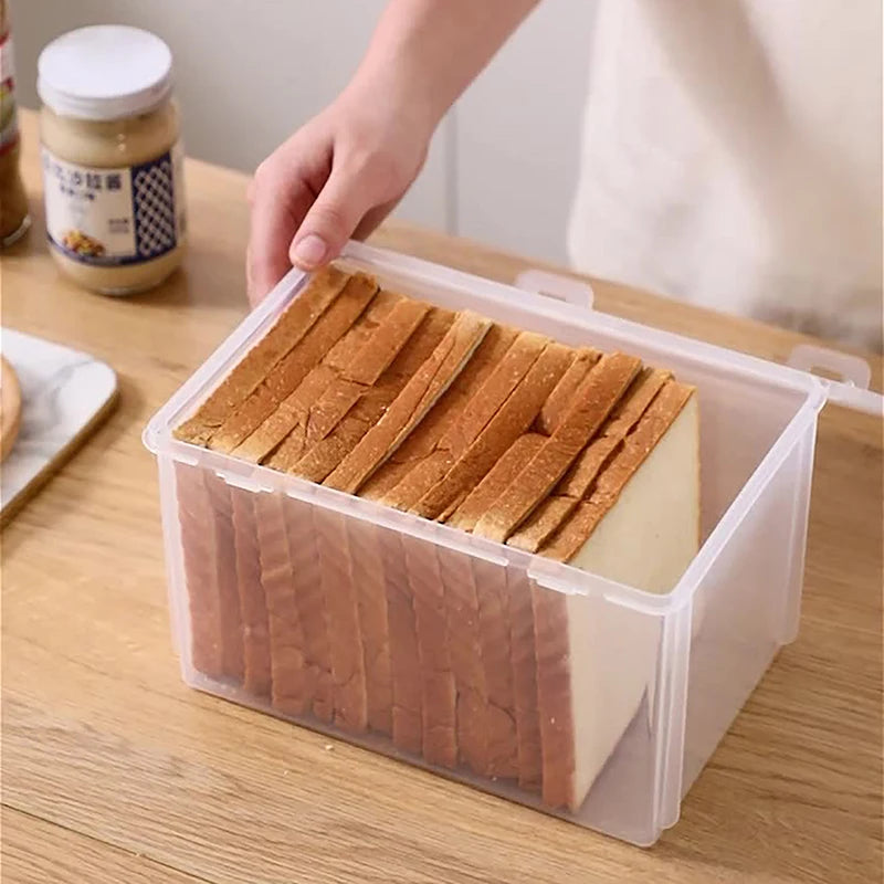 Clear Bread Storage Box