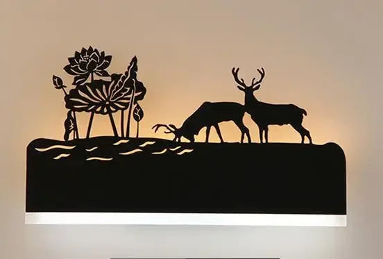 Lamp Decoration Sonce Wall Light Indoor Lighting For Living room Bedroom Bedside Light Black Wandlamp Lustre