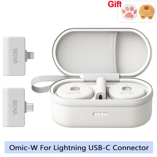 BOYA Omic D/U Wireless Lavalier Lapel Microphone