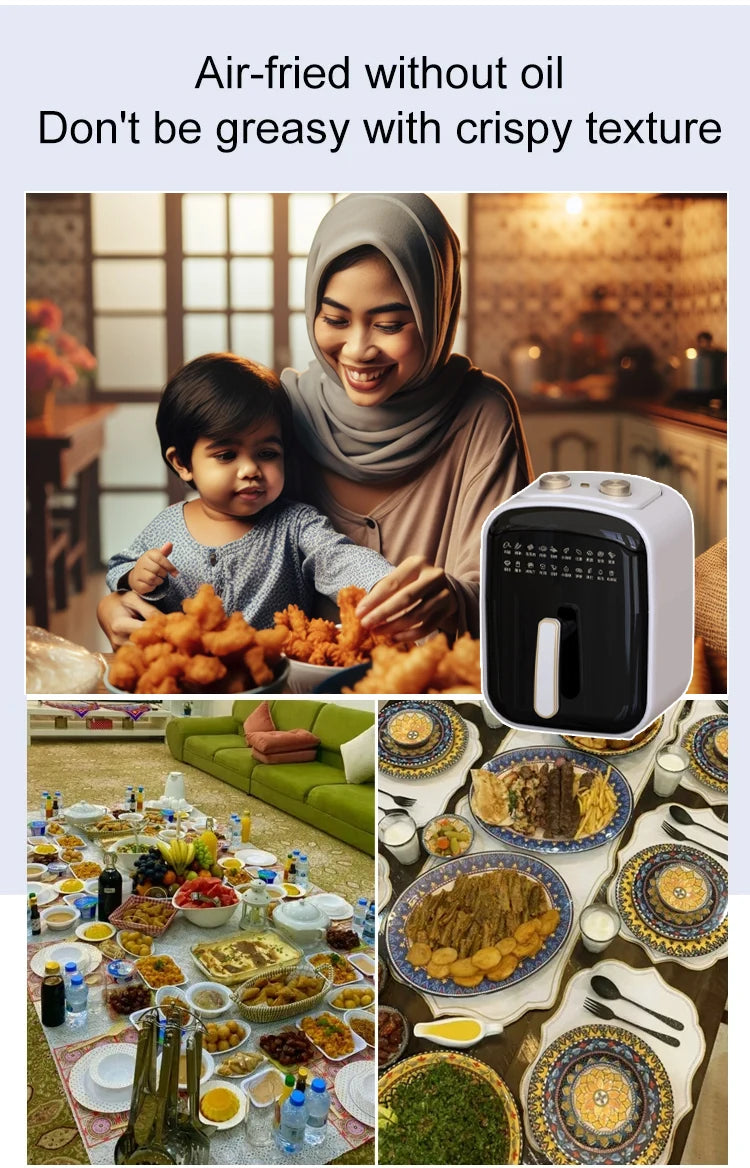 2025 6L Large Capacity Air Fryer
