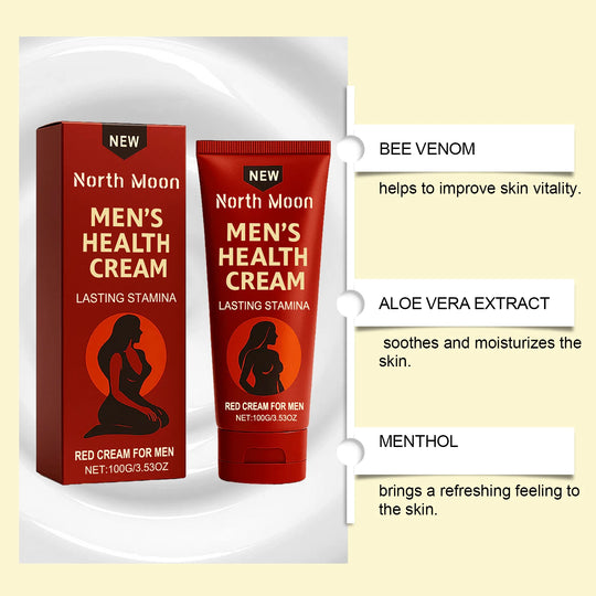 Men's Daily Moisturizing Body Care Cream – Nourishing & Revitalizing Lotion for All Skin Boosts Vitality Body Care for Men
