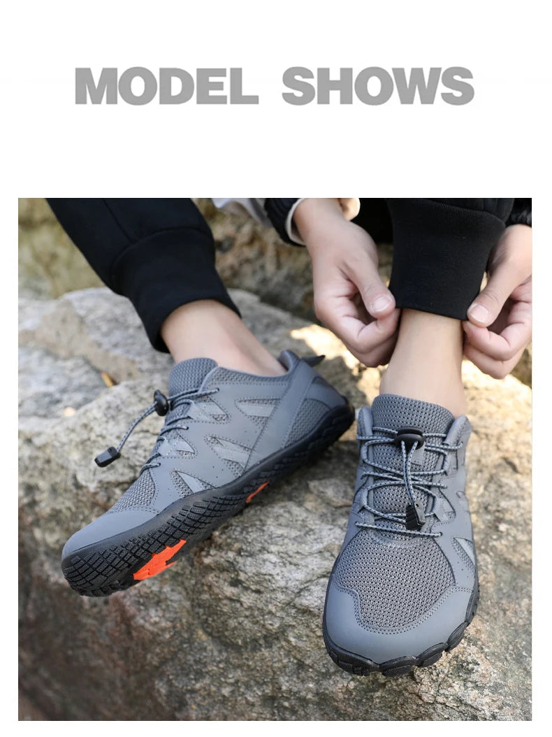 New men's and women's hiking shoes outdoor breathable soft soled hiking shoes bicycle shoes couple hiking shoes