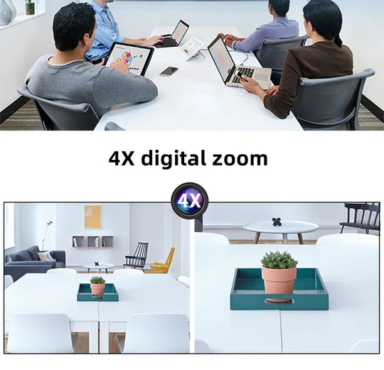 4K PTZ Webcam with AI Framing