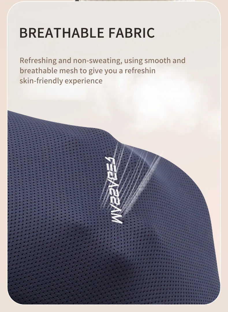 Shiatsu Neck and Back Massager with Heat Full Back Fixed Point Knead Rolling Ultra Slim Massage Cushion for Home Office Seat Use