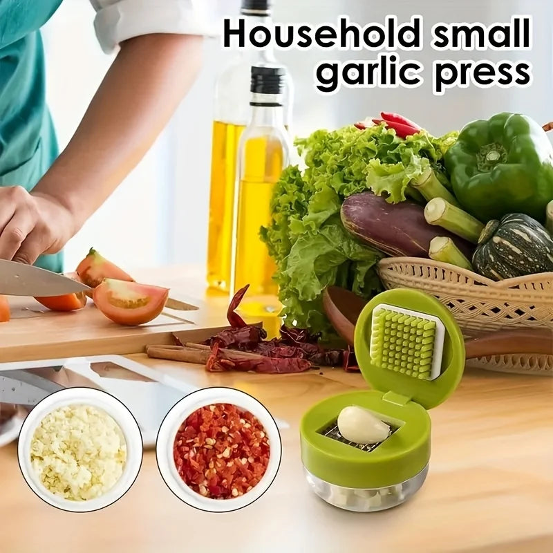 Multifunctional Stainless Steel Garlic Press