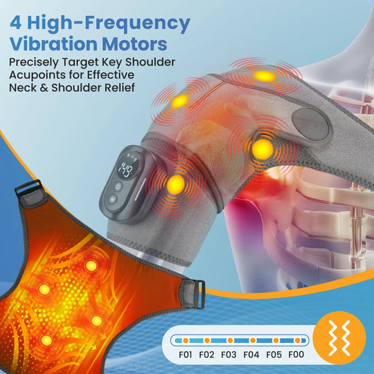 Heated Shoulder Massage Belt
