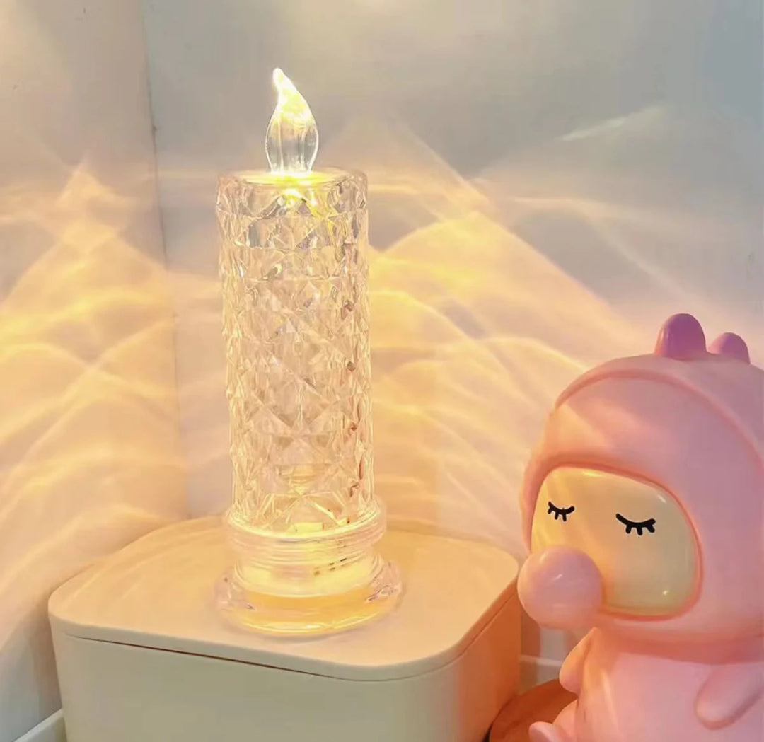 LED Flameless LED Candle Lamp Battery Powered Ambient Lamp For Home Parties, Weddings and St. Bedroom Decor Night Lights