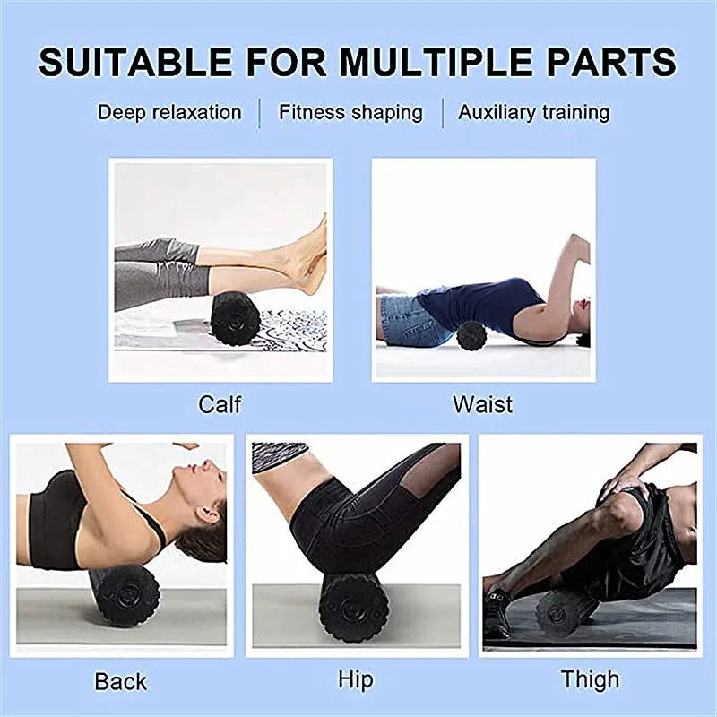 Vibrating Electric Yoga Massage Foam Fitness Roller