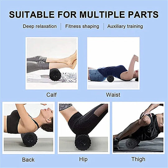 Vibrating Electric Yoga Massage Foam Fitness Roller