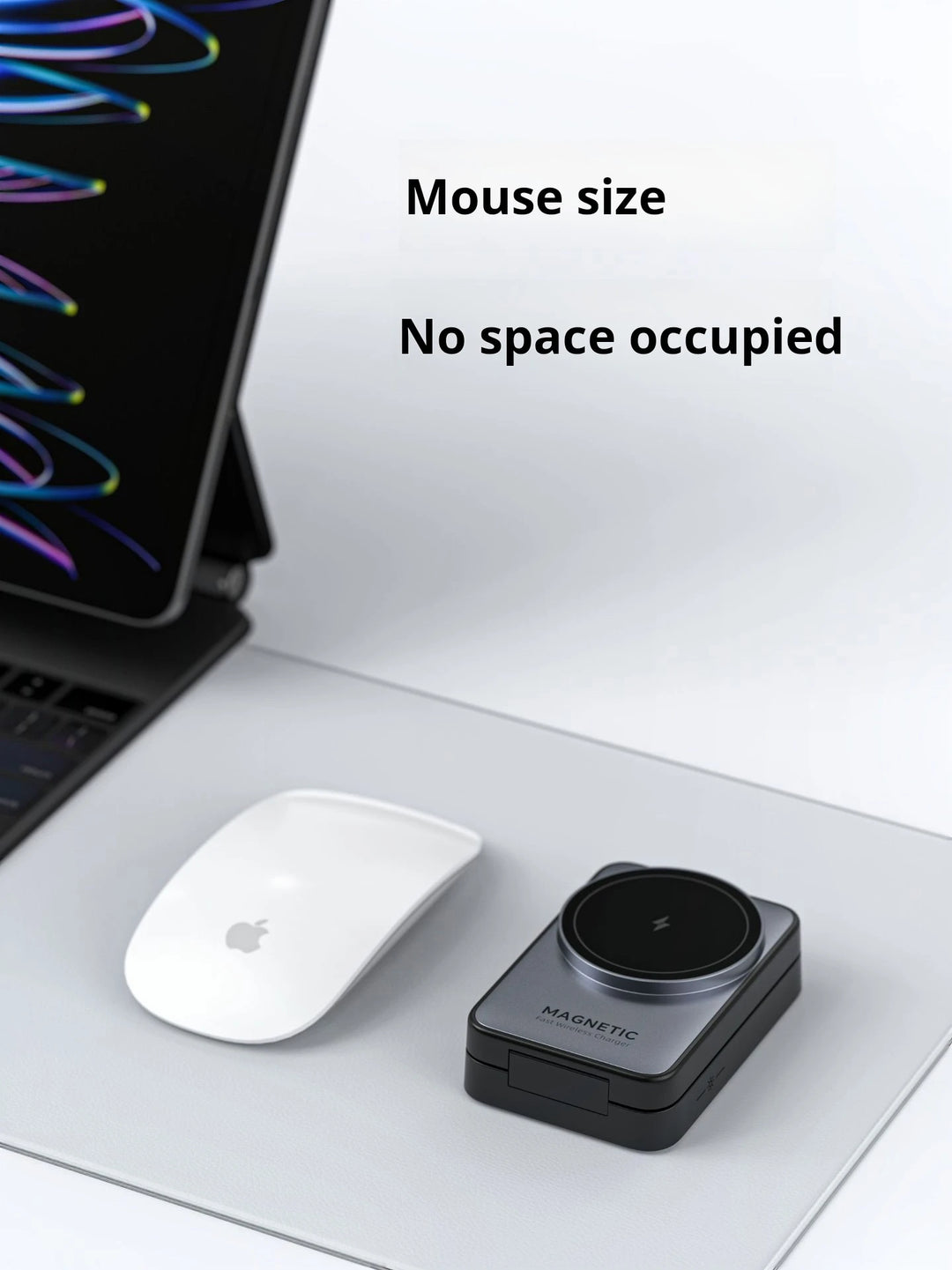 Foldable Magnetic 3-in-1 Wireless Charging Station 15W Fast Charge - Portable Travel Dock for iPhone 16/15/14 Pro Max Series
