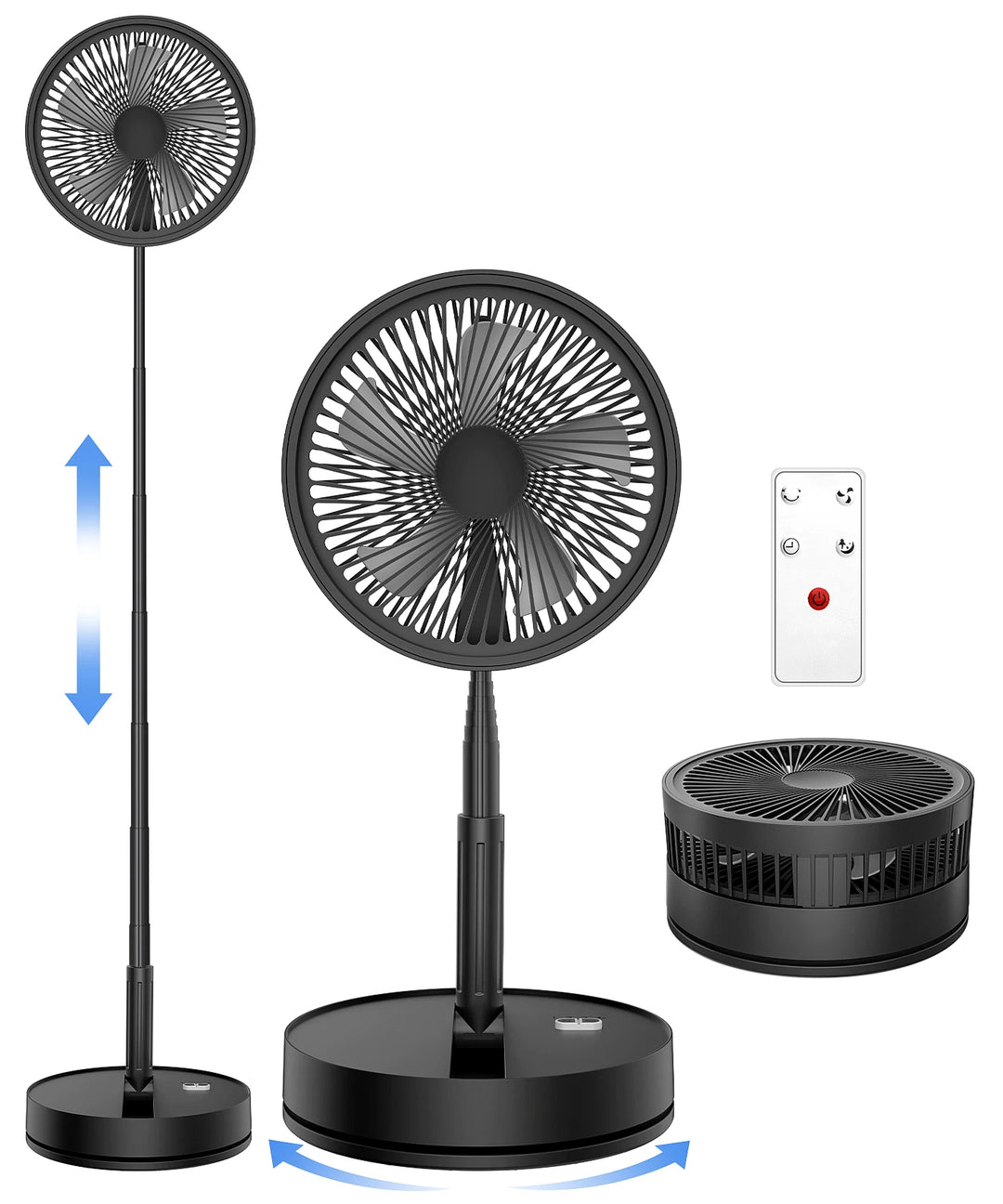 Wireless Folding Desk Fan
