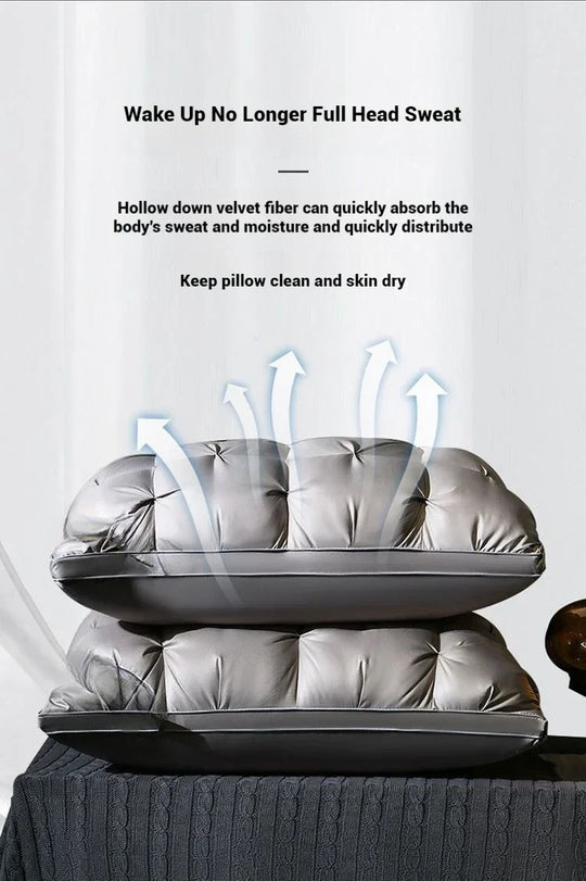 Sleeping Pillows 5-star Hotel Neck Pillow Three-dimensional Soft Solid Color Pillow Comfortable Pillows for Sleeping Home Offers