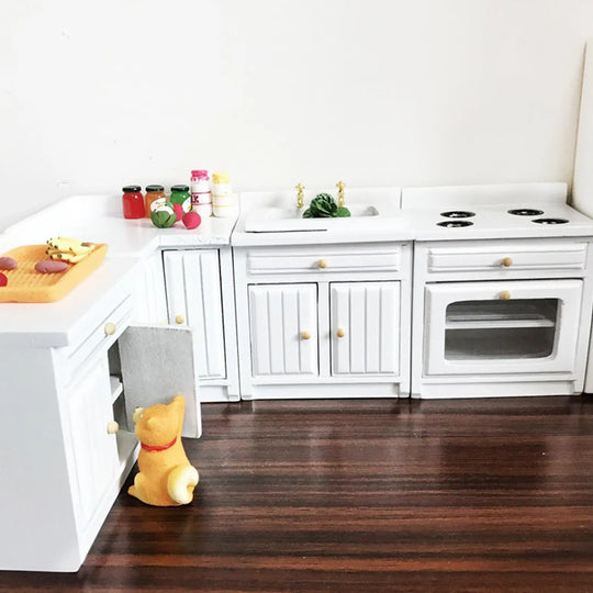 1:12 Dollhouse Miniature Kitchen Deluxe Kit
