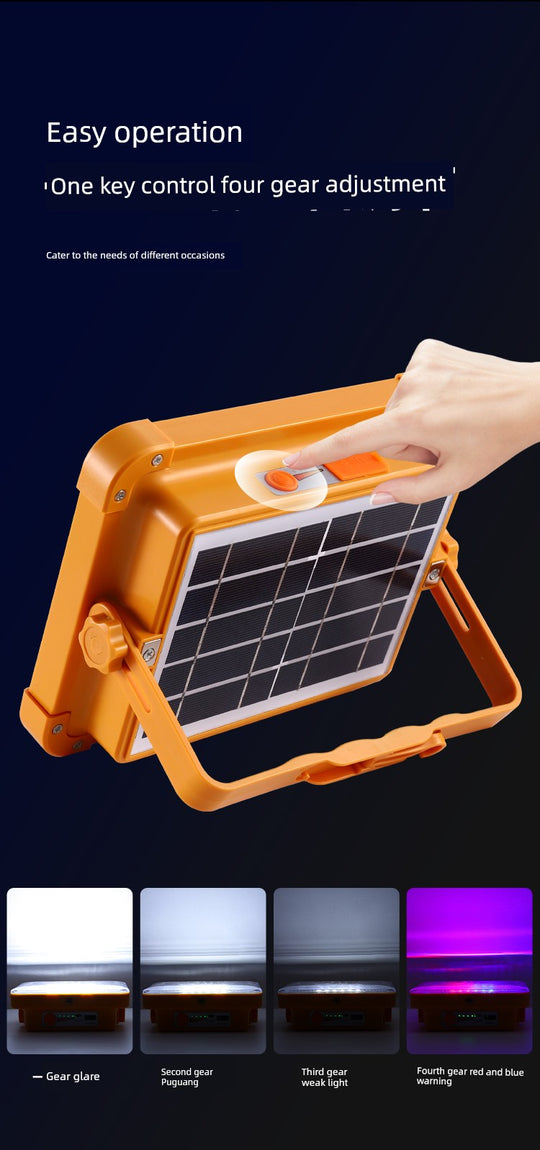 Led Stall Power Failure Emergency Satchel Solar Light