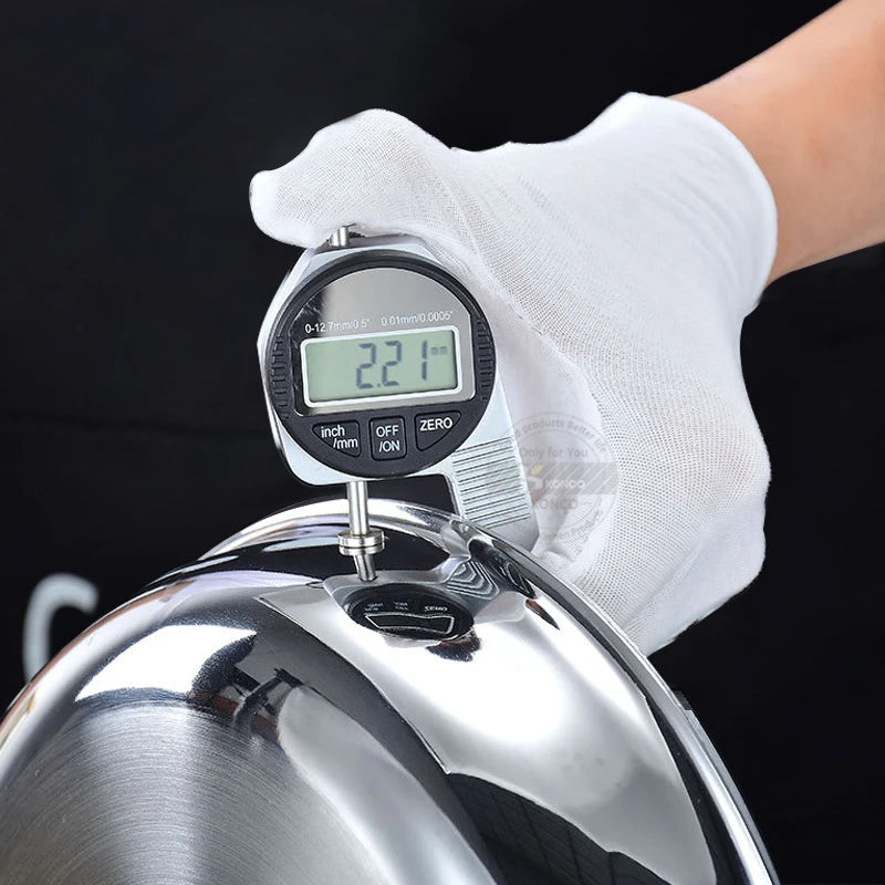 Frying Pan 304 Stainless Steel Skillet 28/30cm Non-stick Pan NO-coating Eggs Steak Frying Pot Use Gas and Induction Stove Woks