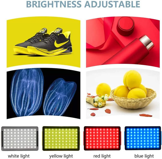 LED Video Light Camera Photography Lighting Kit