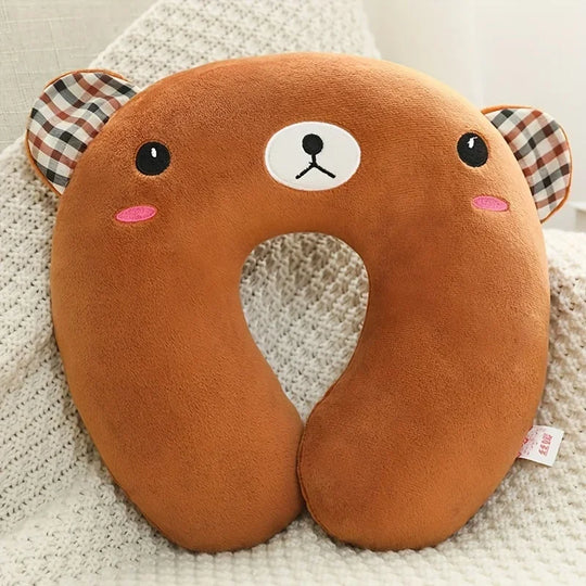 Cute Neck Pillow Creative U-shaped Neck Pillow Suitable for Outdoor Travel, Reducing Your Fatigue