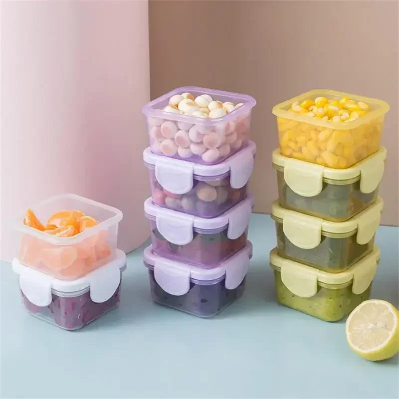 4Pcs Mini Food Storage Containers